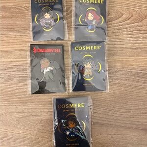 Cosmere Character Pins Set